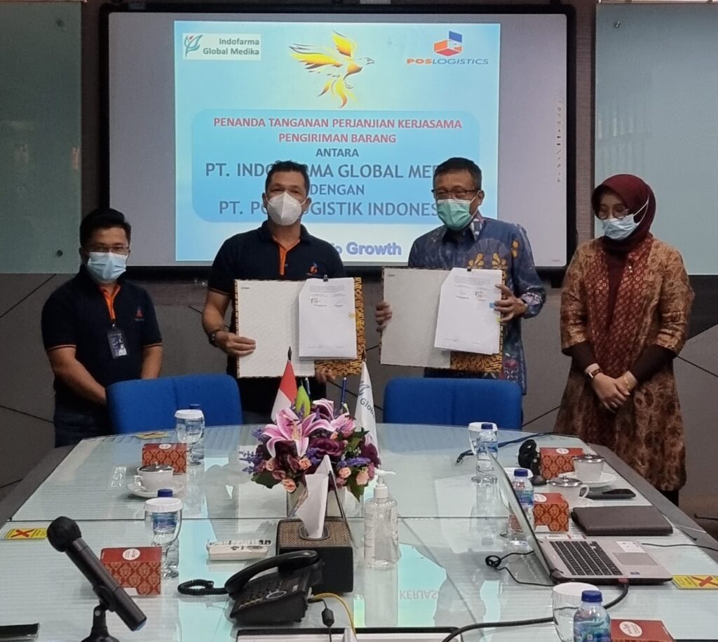 Sinergi BUMN, Indofarma – Pos Logistik Jalin Kerja Sama Logistik dan Farmasi Jawa Hingga Sumatera