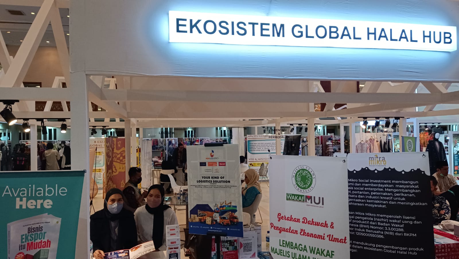 PT Pos Logistik Indonesia Mendukung Gerakan Global Halal Hub Melalui Indonesia Sharia Economic Festival (ISEF) 2022